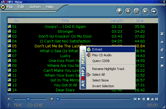 Screenshot of 123 Alto-Mp3 Maker 4.0