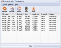 Convert MP3 WAV WMA OGG - Ease Audio Converter