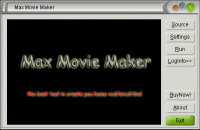 Max Movie Maker, make movie, burn movie