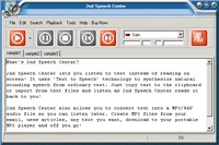 main window of text to speech software