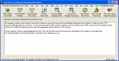  Anti-Secure Ultimate Password Recovery 