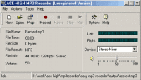 MP3 Recorder, record audio to mp3, mp3 recording