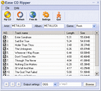 Ease CD Ripper, cd ripping, cd converter