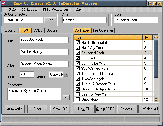easy cd extractor to mp3s