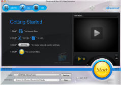 Mac HD Video Converter Main Interface